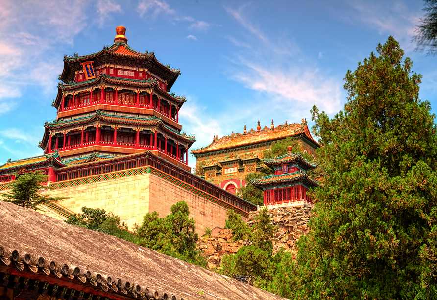 Im kaiserlichen Sommerpalast in Peking lebte die Kaiserinwitwe Cixi.