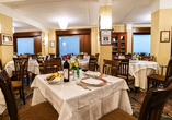 Sollten Sie im Raum Neapel im Hotel Donato untergebracht werden, dürfen Sie sich im italienischen Restaurant verwöhnen lassen.