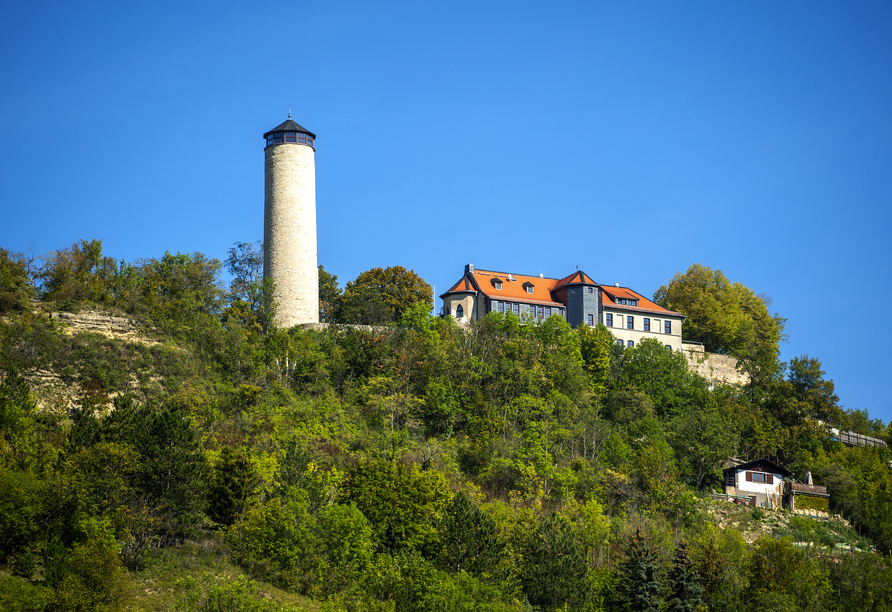 Unternehmen Sie einen Ausflug zum Jenaer Fuchsturm und genießen Sie eine traumhafte Aussicht.
