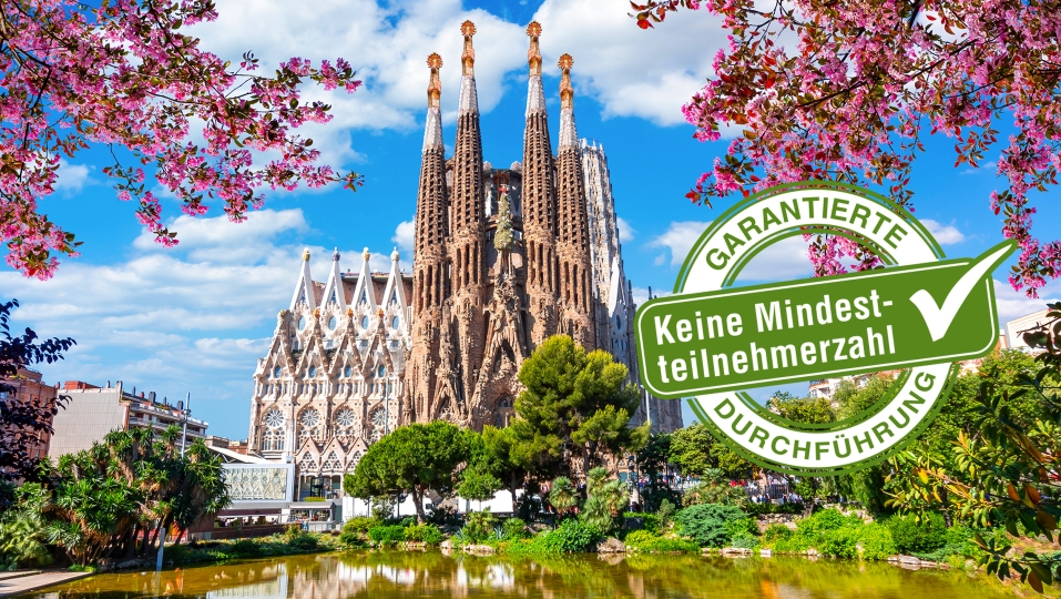 Die Stadtrundfahrt durch Barcelona ist ein wahres Highlight Ihrer Reise. 