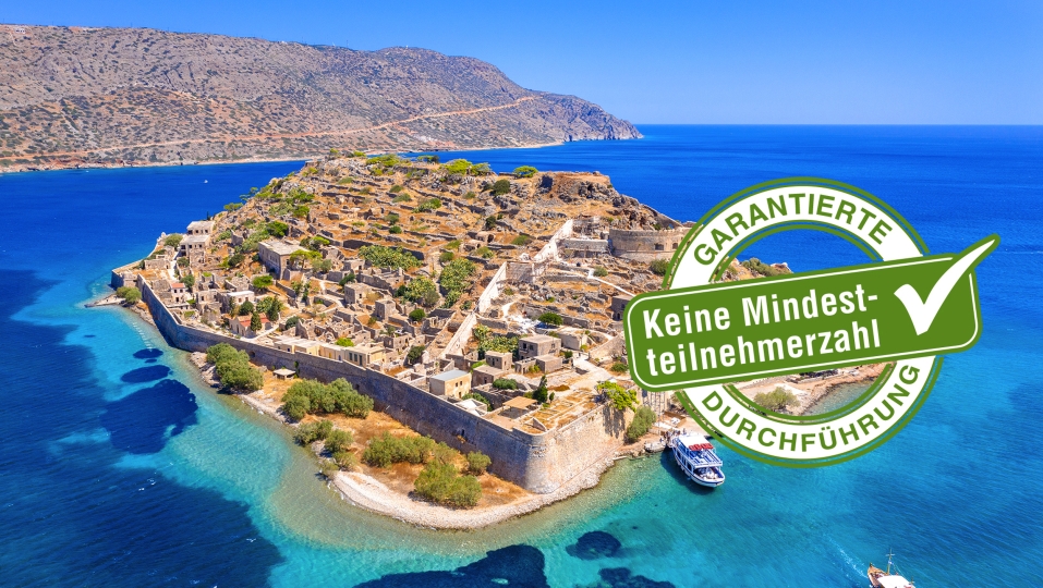 Die malerische Insel Spinalonga ist ein beliebtes Fotomotiv!