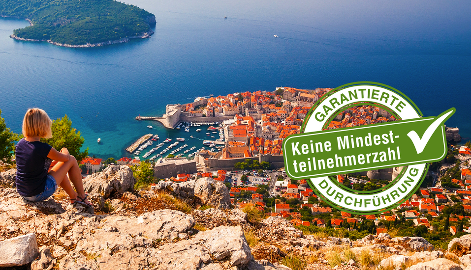 Entdecken Sie die schönsten Ecken Kroatiens, darunter die traumhafte Hafenstadt Dubrovnik.