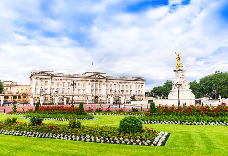 Auch der Buckingham Palace gehört zu den beliebtesten Sehenswürdigkeiten Londons.