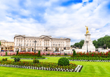 Auch der Buckingham Palace gehört zu den beliebtesten Sehenswürdigkeiten Londons.