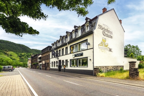 Außenansicht des Hotels Weinhaus Traube