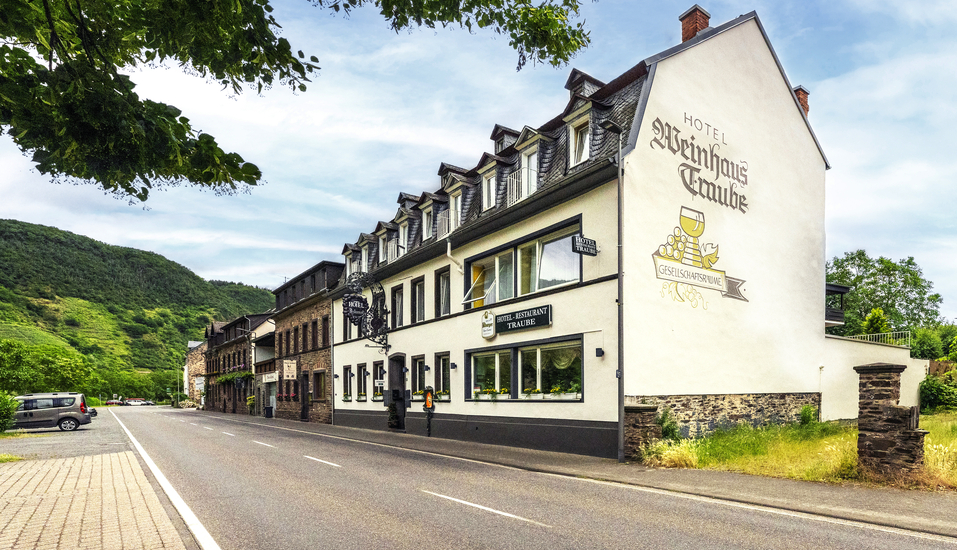 Außenansicht des Hotels Weinhaus Traube