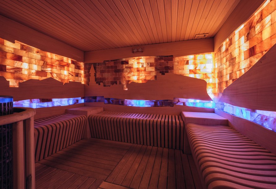 Die wohltuende Wärme der Sauna wird Ihnen guttun.