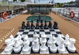 Wie wäre es mit einer Partie Schach auf dem Sonnendeck?