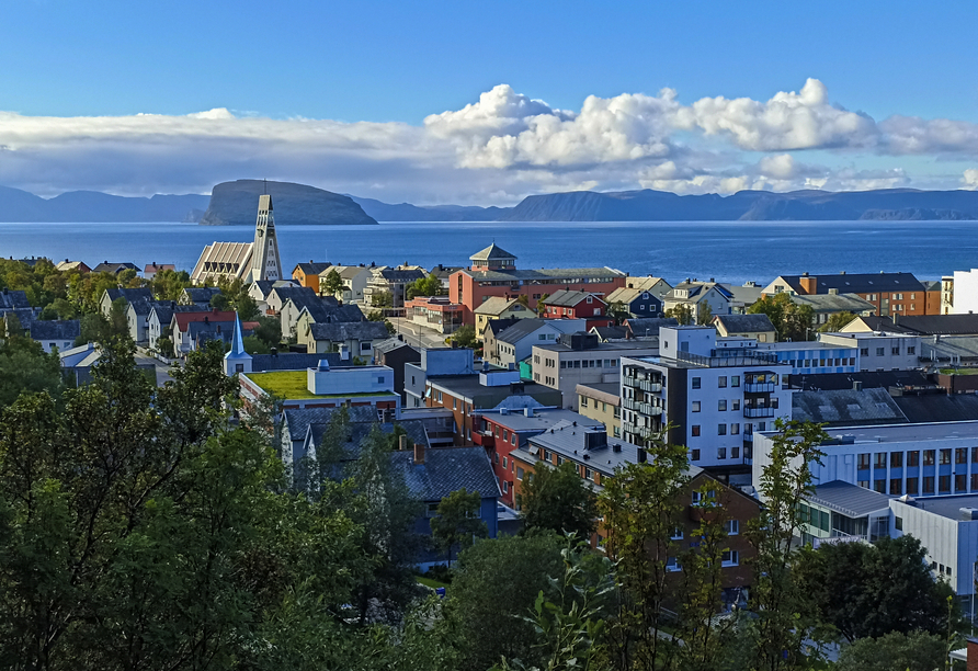 Hammerfest ist die nödlichste Stadt Norwegens.
