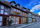Bestaunen Sie die zauberhaft restaurierten Fachwerkhäuser in Wernigerode.