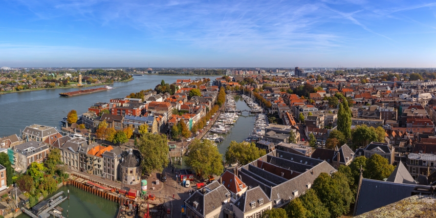 Blick über Dordrecht