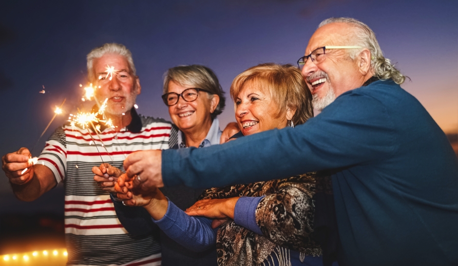 Rutschen Sie gut in das neue Jahr