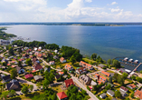 Eine einmalige Aussicht auf den Fleesensee.