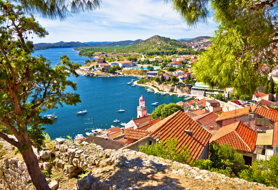 Ausblick auf Sibenik