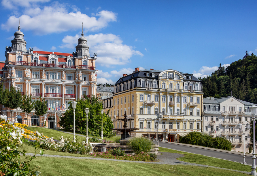 Ihr Hotel gehört zu den besten Kurhotels Marienbads.