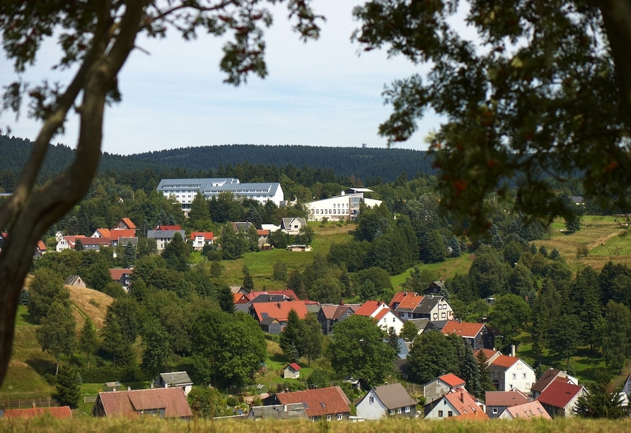 Das Werrapark Resort Hotel Heubacher Höhe inmitten des Thüringer Waldes