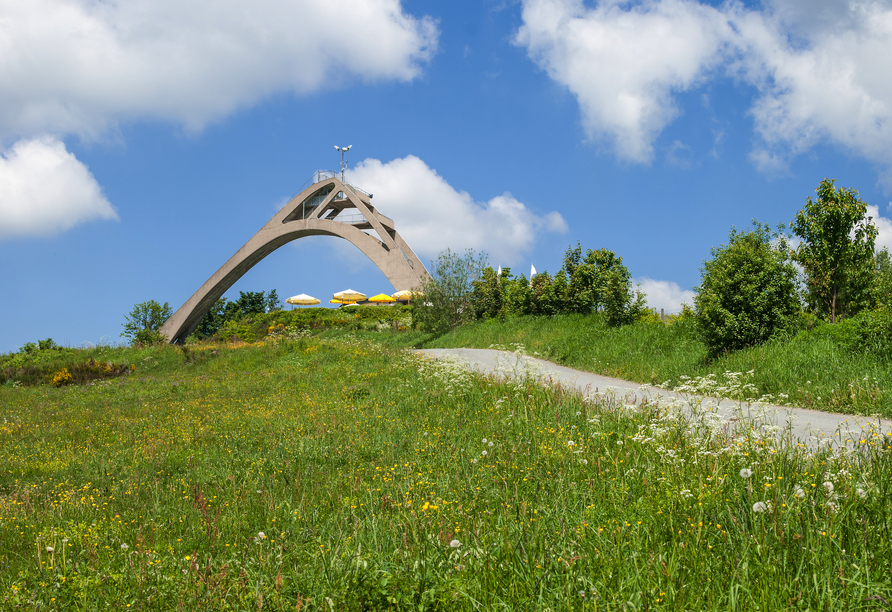 Skisprungschanze von Winterberg im Hochsauerland