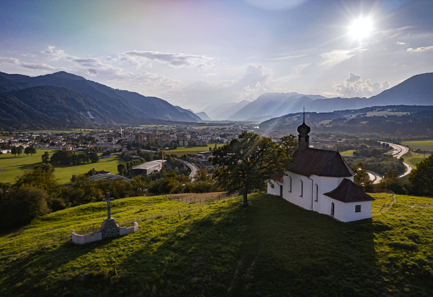 Blick über Kirchbichl und Wörgl