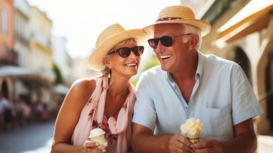 Gönnen Sie sich ein original italienisches Eis – es macht ihr Urlaubsglück perfekt.