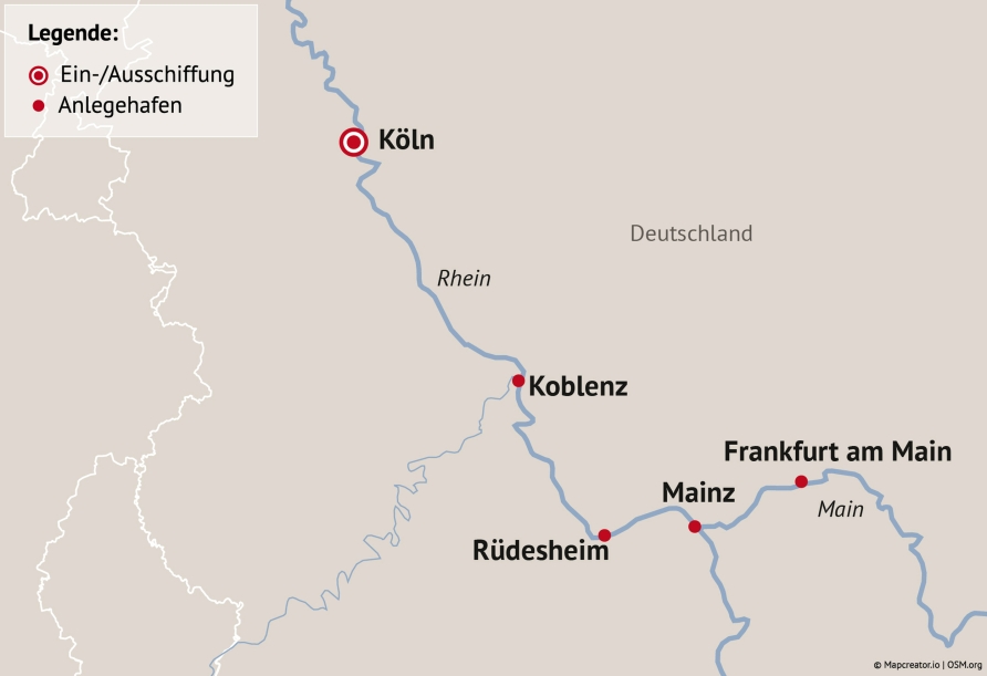 Ihre Reiseroute