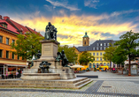 Unser Ausflugstipp: Schweinfurt mit dem Marktplatz im Herzen der Stadt.