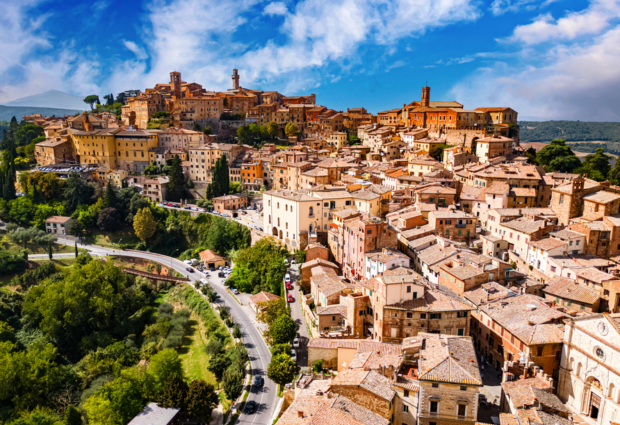 Wein, Architektur und Geschichte – in Montepulciano erleben Sie einen wunderbaren Mix.