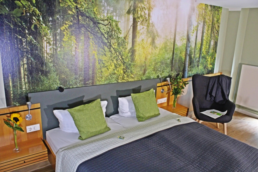 Beispiel eines Doppelzimmer mit Terrasse