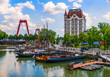 Besuchen Sie den historischen Hafen in Rotterdam.