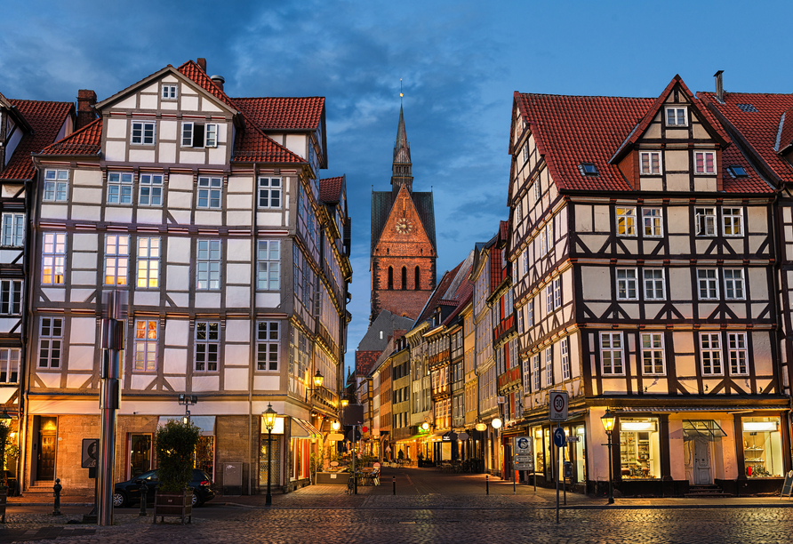 Marktkirche und Altstadt von Hannover