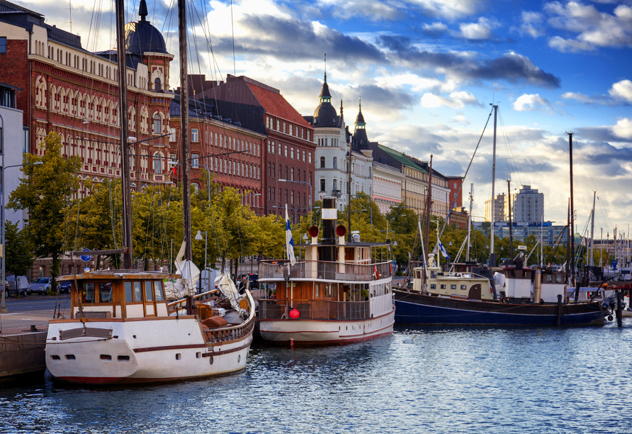 Freuen Sie sich auf Ihre Entdeckungstour durch Helsinki.