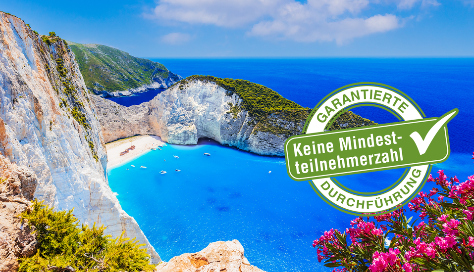 Der malerische Navagio Beach wird auch als Schmugglerbucht bezeichnet.