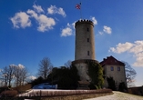 Die Sparrenburg bei Bielefeld im Winter