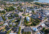 Hamina ist die älteste Stadt in Südostfinnland und zeichnet sich durch seinen kreisrunden Stadtgrundriss aus.