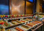 Am Buffet erwartet Sie eine große Auswahl – da bleiben keine Wünsche offen.