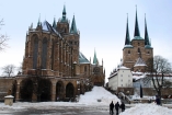 Unternehmen Sie einen Ausflug nach Erfurt und besuchen Sie den Dom und die Severikirche.