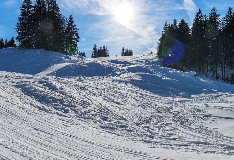 Der Feldberg ist perfekt zum Skifahren geeignet.