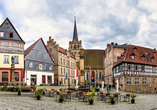 Kronach erwartet Sie mit herrlichen Fachwerkhäusern.