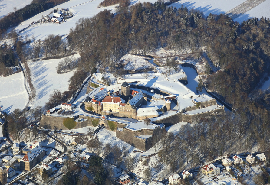 Machen Sie Urlaub in einem in der Festung Rosenberg integrierten Hotel!