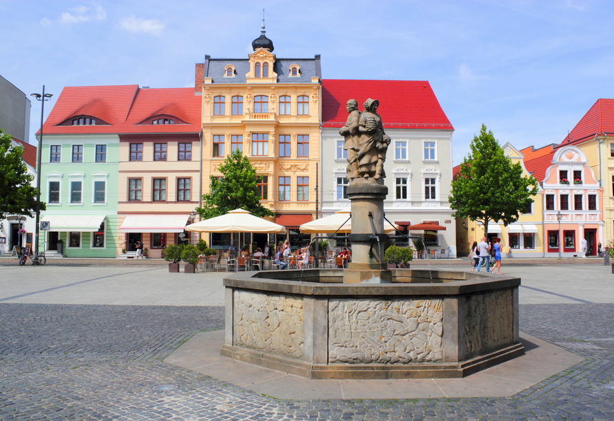 Die historische Altstadt von Cottbus können Sie bei einem geführten Rundgang entdecken.