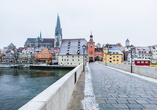 Freuen Sie sich auf Regensburg im Winter.