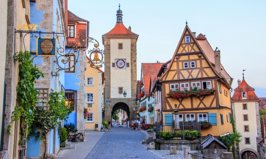 Rothenburg ob der Tauber zählt zu den schönsten Städten Deutschlands. Sie werden begeistert sein!