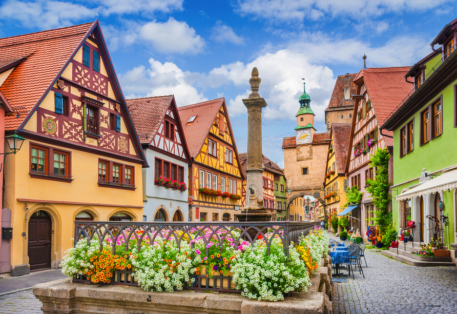 Seien Sie gegrüßt in Rothenburg ob der Tauber, einer der schönsten Städte Deutschlands.