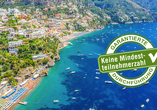 Auch eine Minikreuzfahrt ist Teil Ihrer unvergesslichen Reise und führt Sie zum Hafen des malerischen Fischerortes Positano.