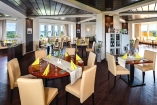 Das Panoramarestaurant bietet Genuss für Gaumen und Augen.