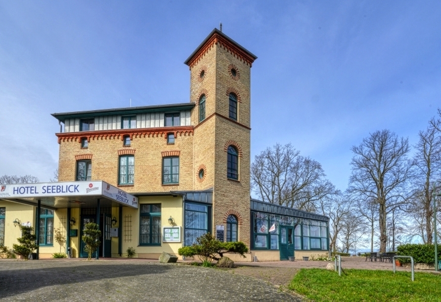 Außenansicht vom Hotel Seeblick Wismar.