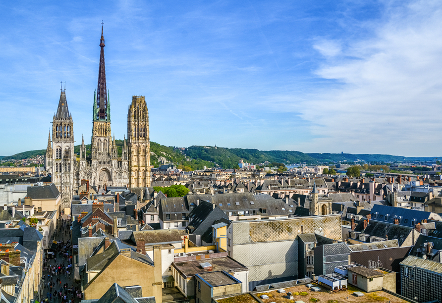 Rouen ist die Hauptstadt der Normandie.