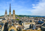 Rouen ist die Hauptstadt der Normandie.