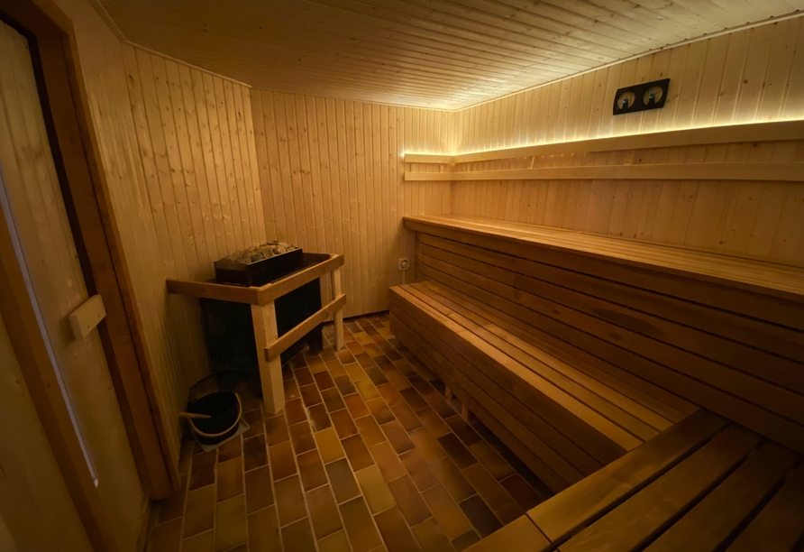 Entspannen Sie in der Sauna vom Hotel Bad Griepshop.