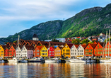 Im Stadtteil Bryggen zeigt sich Bergen von seiner schönsten Seite.