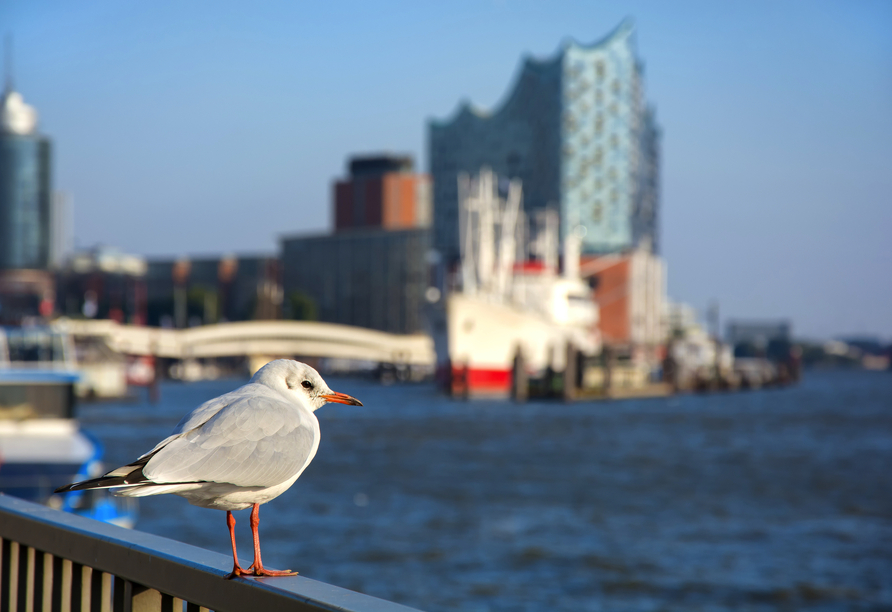 Ihre Reise beginnt und endet in der Hafenstadt Hamburg.